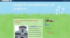 Desktop Screenshot of luoghispirituali.blogspot.com