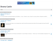 Tablet Screenshot of dramacastle.blogspot.com