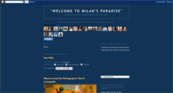 Desktop Screenshot of milansparadise.blogspot.com