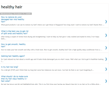 Tablet Screenshot of healthy-hair1.blogspot.com