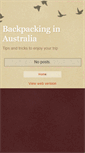 Mobile Screenshot of infobackpackeraustralia.blogspot.com