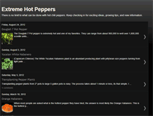 Tablet Screenshot of extremehotpeppers.blogspot.com