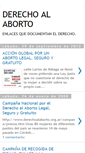 Mobile Screenshot of enlacesderechoalaborto.blogspot.com