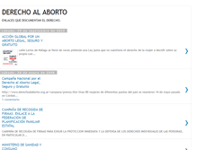 Tablet Screenshot of enlacesderechoalaborto.blogspot.com