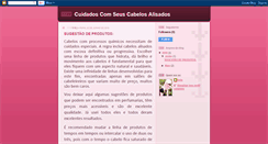 Desktop Screenshot of cuidadoscomseuscabelosalisados.blogspot.com