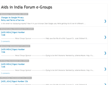 Tablet Screenshot of aidsforum.blogspot.com