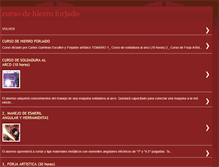 Tablet Screenshot of cursodehierroforjado.blogspot.com