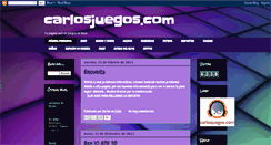 Desktop Screenshot of carlosjuegoscom.blogspot.com