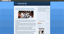 Desktop Screenshot of dimension550.blogspot.com