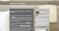 Desktop Screenshot of hotelenprovence.blogspot.com