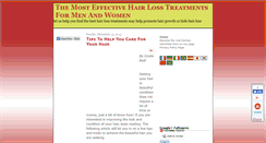 Desktop Screenshot of hairlosstreatmentstips.blogspot.com
