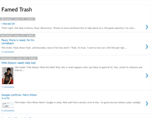 Tablet Screenshot of famedtrash.blogspot.com