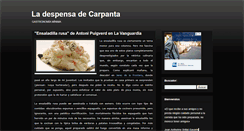 Desktop Screenshot of ladespensadecarpanta.blogspot.com