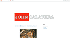 Desktop Screenshot of johncalaveracollective.blogspot.com