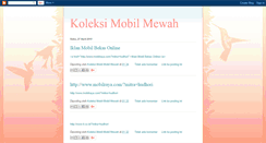 Desktop Screenshot of koleksimobilmewah.blogspot.com