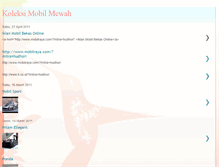 Tablet Screenshot of koleksimobilmewah.blogspot.com
