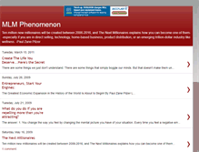 Tablet Screenshot of mlmphenomenon.blogspot.com