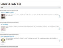 Tablet Screenshot of laourasbeautyblog.blogspot.com