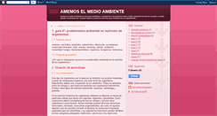 Desktop Screenshot of amemoselmedioambiente.blogspot.com