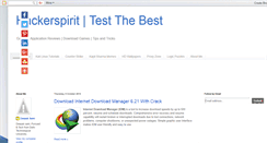 Desktop Screenshot of hackerspirit.blogspot.com