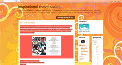 Desktop Screenshot of inspirationalconversations.blogspot.com