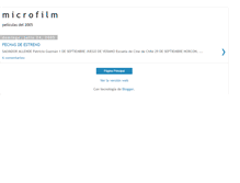 Tablet Screenshot of microcine.blogspot.com