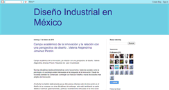 Desktop Screenshot of disenoindustrialenmexico.blogspot.com