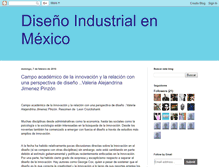 Tablet Screenshot of disenoindustrialenmexico.blogspot.com