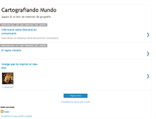 Tablet Screenshot of cartografiandomundo.blogspot.com