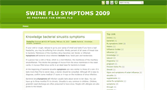 Desktop Screenshot of flu-symptoms-2009.blogspot.com