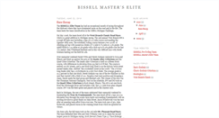 Desktop Screenshot of bissellmasterselite.blogspot.com