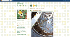 Desktop Screenshot of hickorygreenfarm.blogspot.com