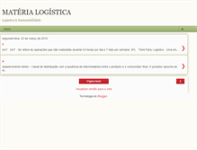 Tablet Screenshot of materialogistica.blogspot.com