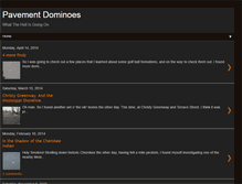 Tablet Screenshot of pavementdominoes.blogspot.com