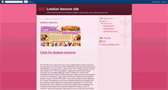 Desktop Screenshot of lesbianlessons.blogspot.com