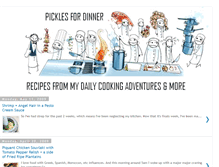 Tablet Screenshot of picklesfordinner.blogspot.com