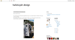Desktop Screenshot of hallelujahdesign.blogspot.com