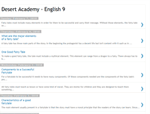 Tablet Screenshot of desertacademy-english9.blogspot.com