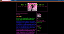 Desktop Screenshot of biggirlsdontcry21.blogspot.com