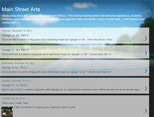 Tablet Screenshot of mainstreetarts.blogspot.com