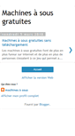 Mobile Screenshot of machines-a-sous-gratuites.blogspot.com