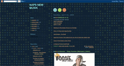 Desktop Screenshot of napsnewmusik.blogspot.com