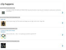 Tablet Screenshot of cliphappens.blogspot.com