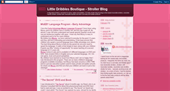 Desktop Screenshot of littledribbles.blogspot.com