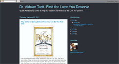Desktop Screenshot of drtarttadvice.blogspot.com