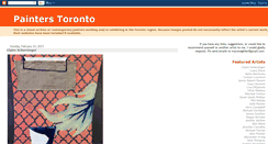 Desktop Screenshot of painterstoronto.blogspot.com