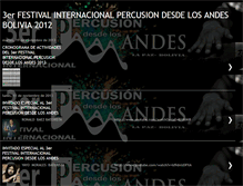 Tablet Screenshot of percusiondesdelosandes.blogspot.com