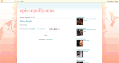 Desktop Screenshot of episcopollyanna.blogspot.com