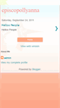 Mobile Screenshot of episcopollyanna.blogspot.com