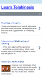 Mobile Screenshot of learntelekinesis.blogspot.com
